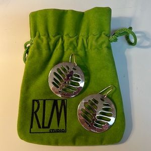 Robert Lee Morris Silver Drop Earrings